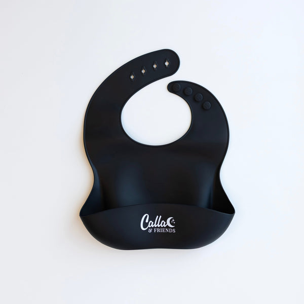 Calla and Friends Catch All Silicone Bib with Open Pocket