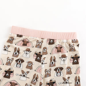 Camp Paws (Short Sleeve PJ) - Pink