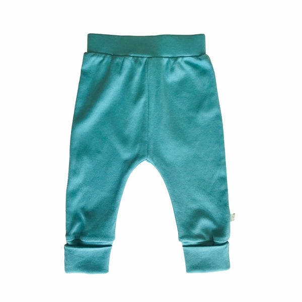cuffed pants | vintage aqua