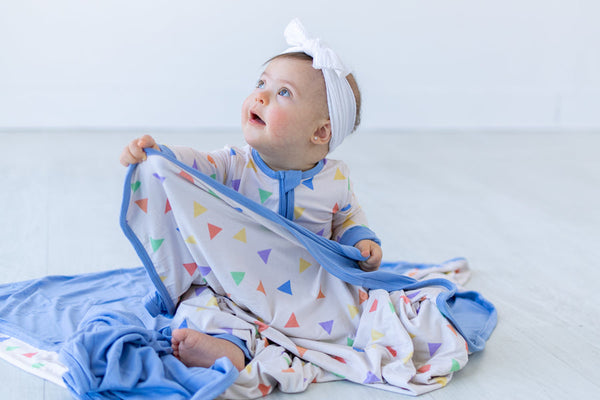 Confetti Luna Wrap - 47in X 47in double layered blanket