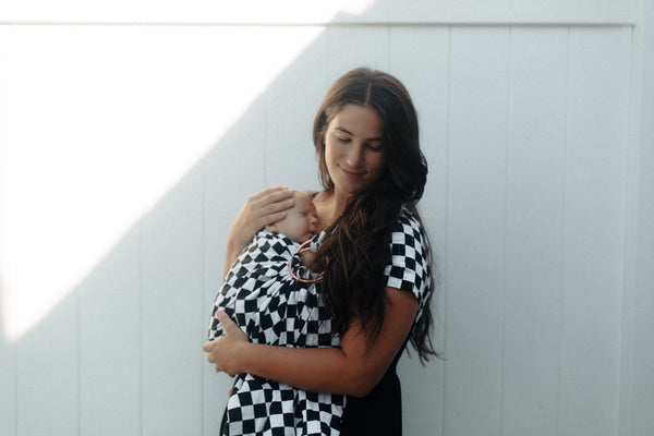 Black Race Ring Sling Carrier