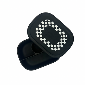 Hayden Bento Box - Checkered design for stylish food storage and on-the-go meals for babies and toddlers.