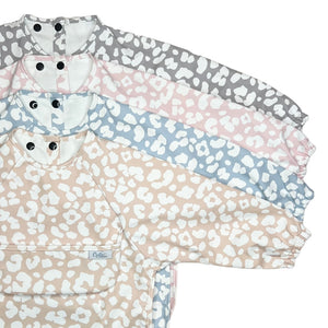 The Grayson Long Sleeve Bib - Leopard