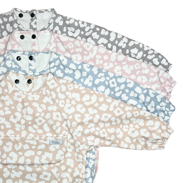 The Grayson Long Sleeve Bib - Leopard