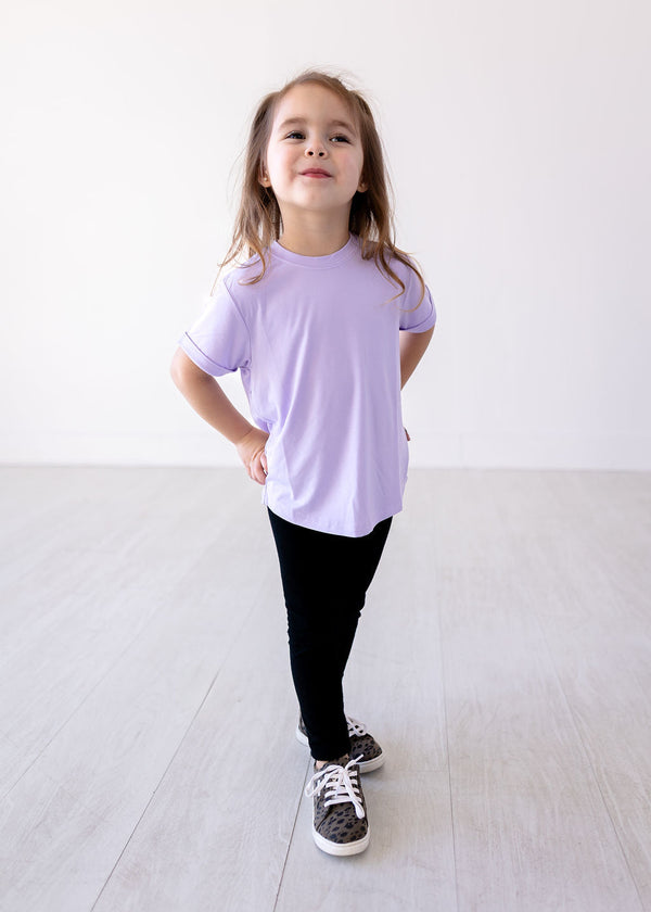 Bamboo Tee - Pastel Lilac