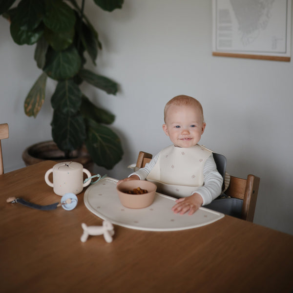 Mushie Silicone Suction Bowl for Babies Learning to Feed