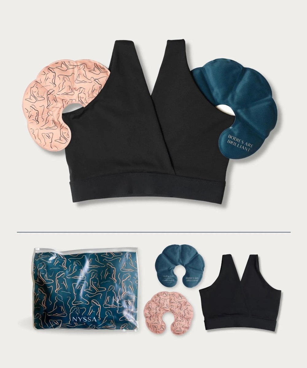 FourthWear Postpartum Bralette + Breast Ice/Heat Bundle