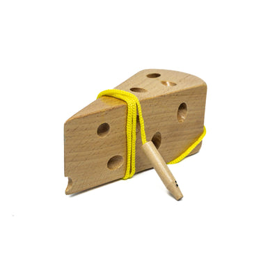 "Colorful Threading Montessori Toy for babies, perfect for nursery decor and early learning play."