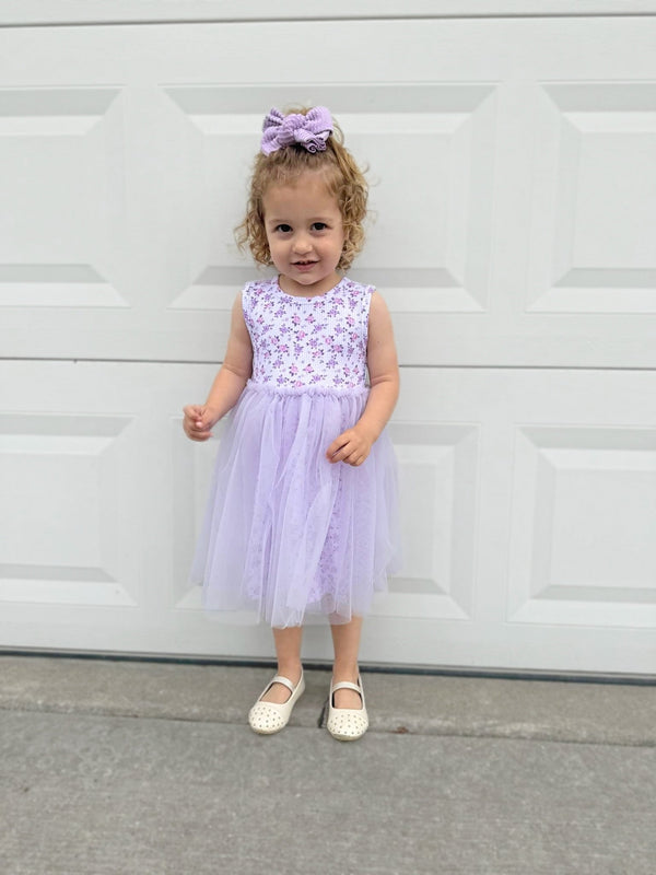 Kapri (ribbed) - Tulle Twirl Dress