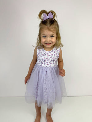 Kapri (ribbed) - Tulle Twirl Dress