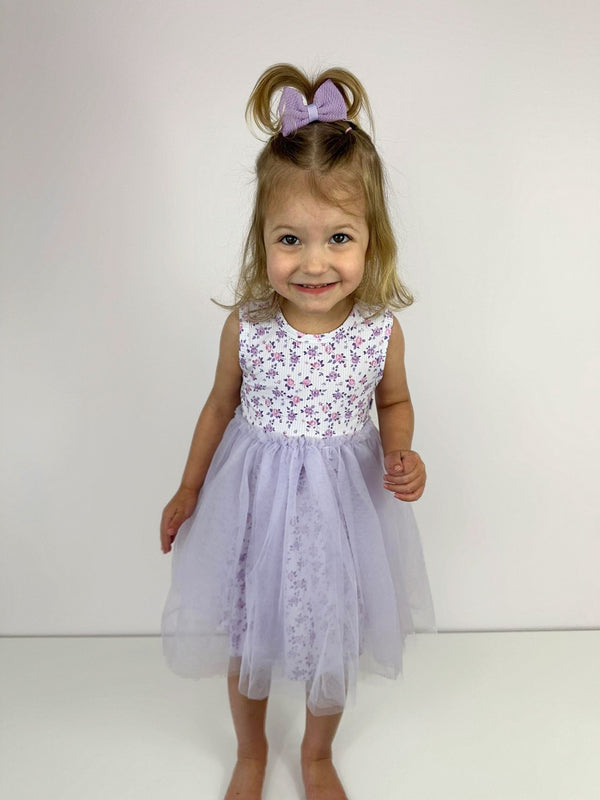 Kapri (ribbed) - Tulle Twirl Dress