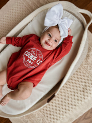 Little Joy Cookie Co. Christmas Sweatshirt Romper