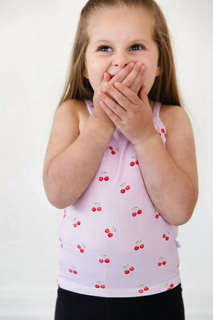 Cherry (ribbed) - Bamboo Tank