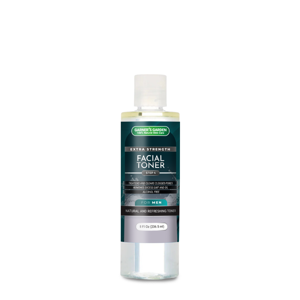 Extra Strength Facial Toner bottle on a clean background, perfect for refreshing and revitalizing skin.