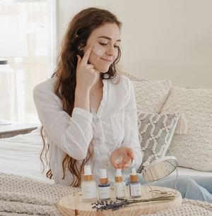 Mini Kit - Time to Repair for babies, showcasing face care essentials in an angled view.