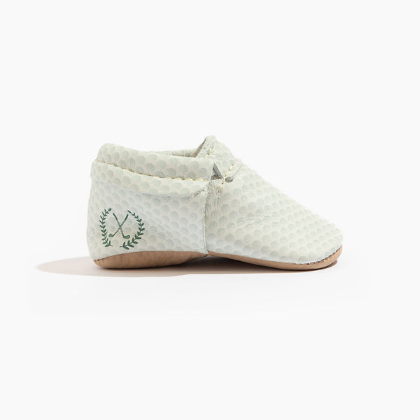 Fairway City Baby Shoe in Angle 3 view, stylish and comfortable city mocc for infants.