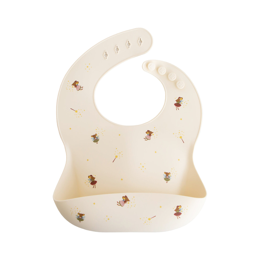 Silicone baby bib in vibrant colors, designed for easy cleaning and mess-free feeding.