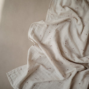 Mushie Organic Cotton Muslin Swaddle Blanket extra soft