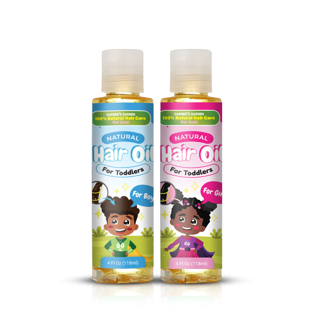 Nourishing toddler hair oil for soft, healthy hair in a cute bottle, perfect for baby skincare routines.