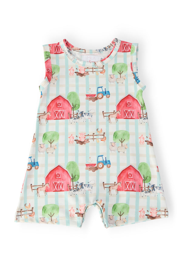 Farm Animals Shorty One-Piece