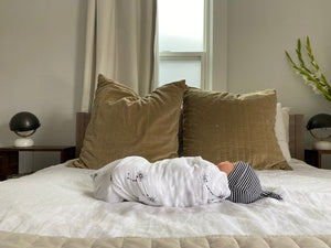 constellation - organic cotton muslin swaddle blanket