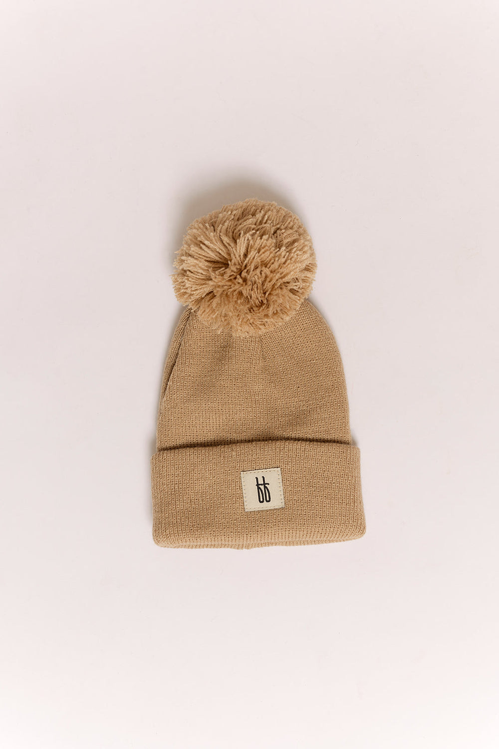 ff Knit Pom Top Beanie | Taupe