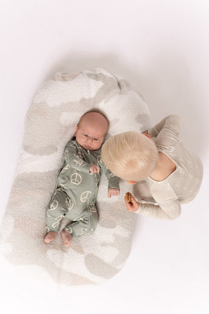 Bamboo Zip Pajamas | Peace