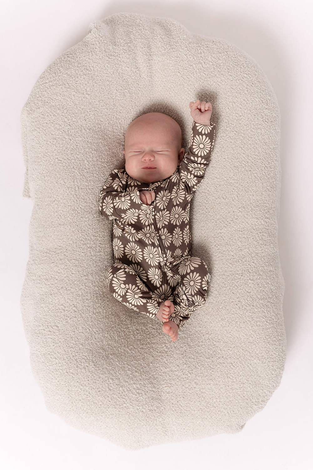 Bamboo Zip Pajamas | Retro Floral