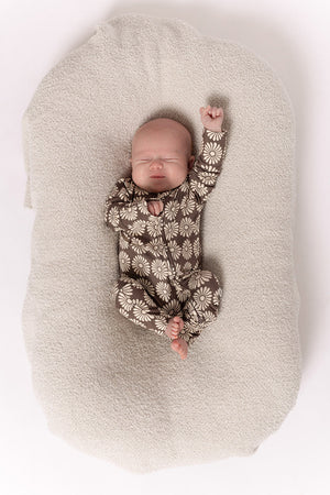 Bamboo Zip Pajamas | Retro Floral