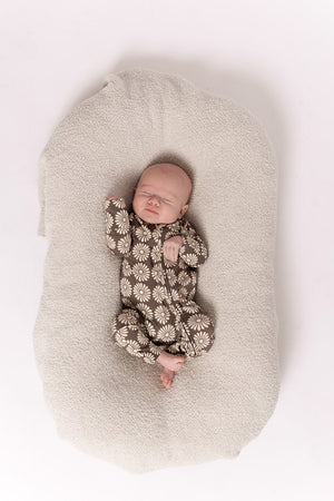 Bamboo Zip Pajamas | Retro Floral