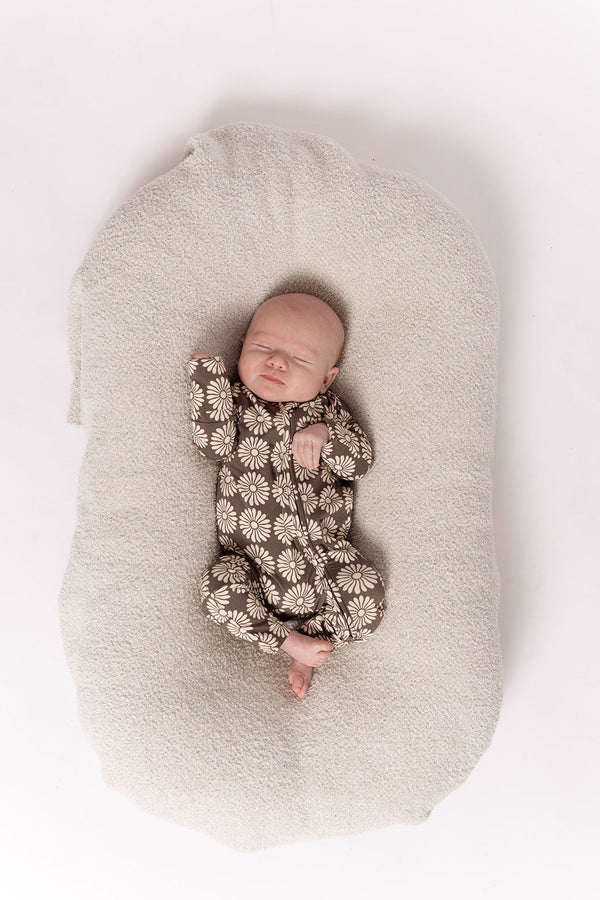 Bamboo Zip Pajamas | Retro Floral