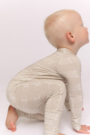 Bamboo Zip Pajamas | Sk8er Boy