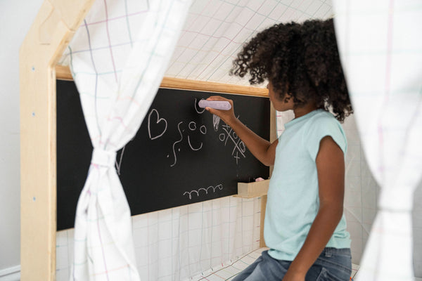 Flair | Playhouse & Sensory Desk - Black & White