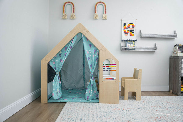 Flair | Playhouse & Sensory Desk - Black & White