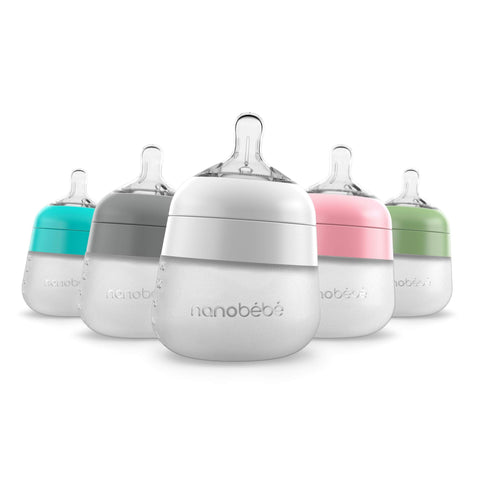 5oz Flexy Silicone Baby Bottle - Soft, safe, and flexible design for easy feeding and comfort for your baby.