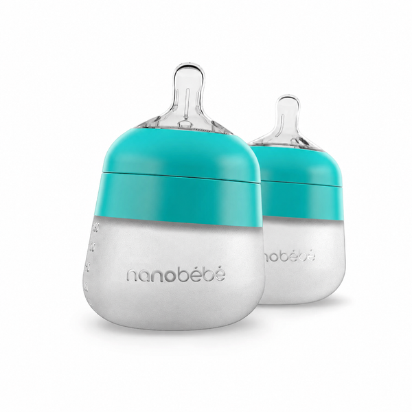 Nanobébé Flexy Silicone Baby Bottle 5oz