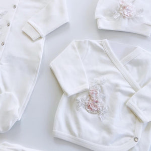 Floral Newborn Baby Girl Coming Home Set (11 pcs)