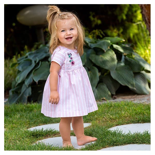 Cute flower dress for babies, perfect for special occasions and everyday wear.