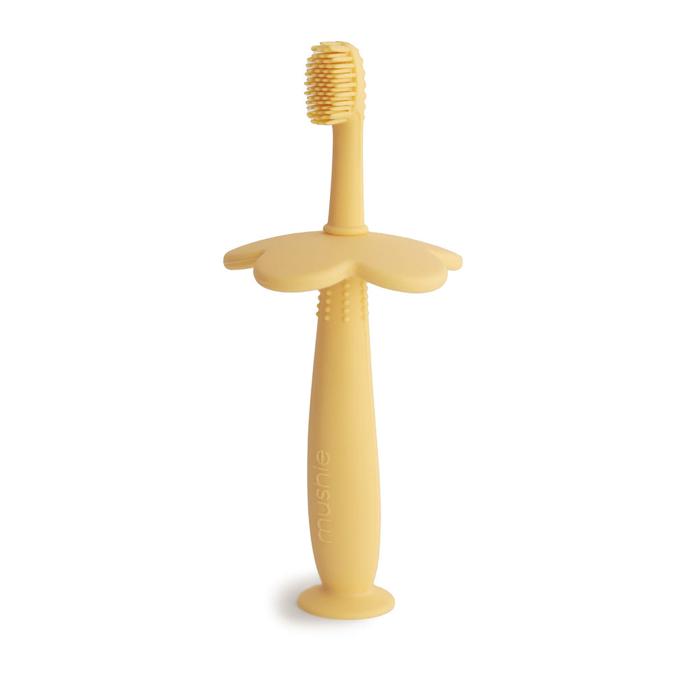 Flower Training Toothbrush for babies - gentle oral care for little ones' first teeth.