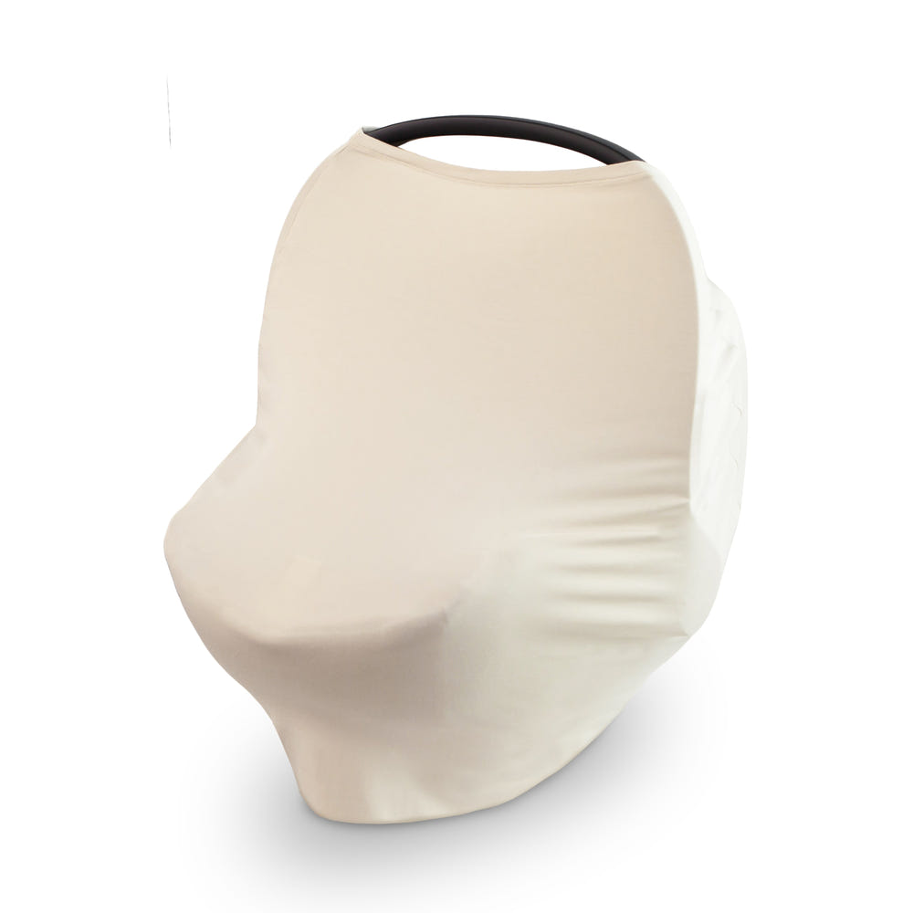 Mushie Multi-Use Cover nursing breathable stretch fits carts seats
