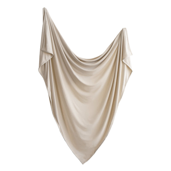 Mushie Stretchy Swaddle Soft Breathable Wrap Blanket