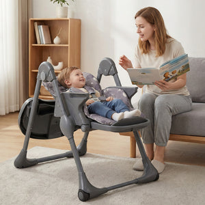 Folable High Chair with Detachable Cushion and High Chair for Babies and Toddlers