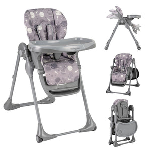 Folable High Chair with Detachable Cushion and High Chair for Babies and Toddlers