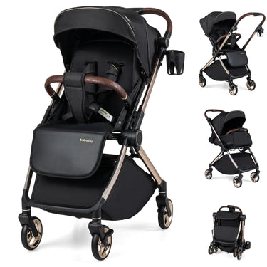 Foldable Baby Stroller with Reversible Handle