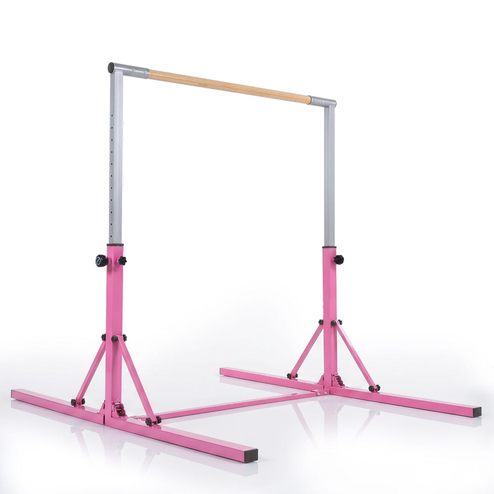 Adjustable Gymnastics Bar for Kids Ages 3+ (35.5-59 Inch)