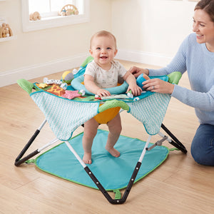 Foldable Portable Baby Jumper Indoor/Outdoor Infant Activity Center with Interactive Toys