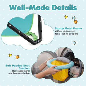 Foldable Portable Baby Jumper Indoor/Outdoor Infant Activity Center with Interactive Toys
