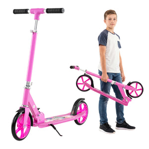 Folding Aluminum Alloy Scooter with 3 Adjustable Heights for Kids