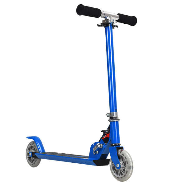 Folding Aluminum Kids Kick Scooter with LED Lights - Foldable