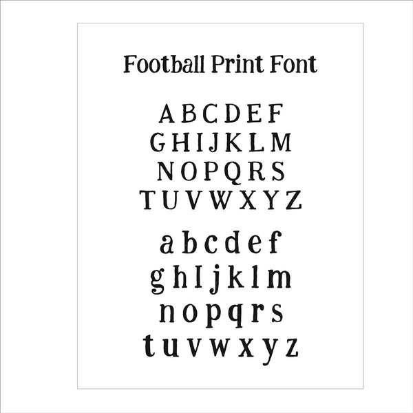 Football Baby Blanket - Plush Minky Deluxe Baby Blanket for Newborns